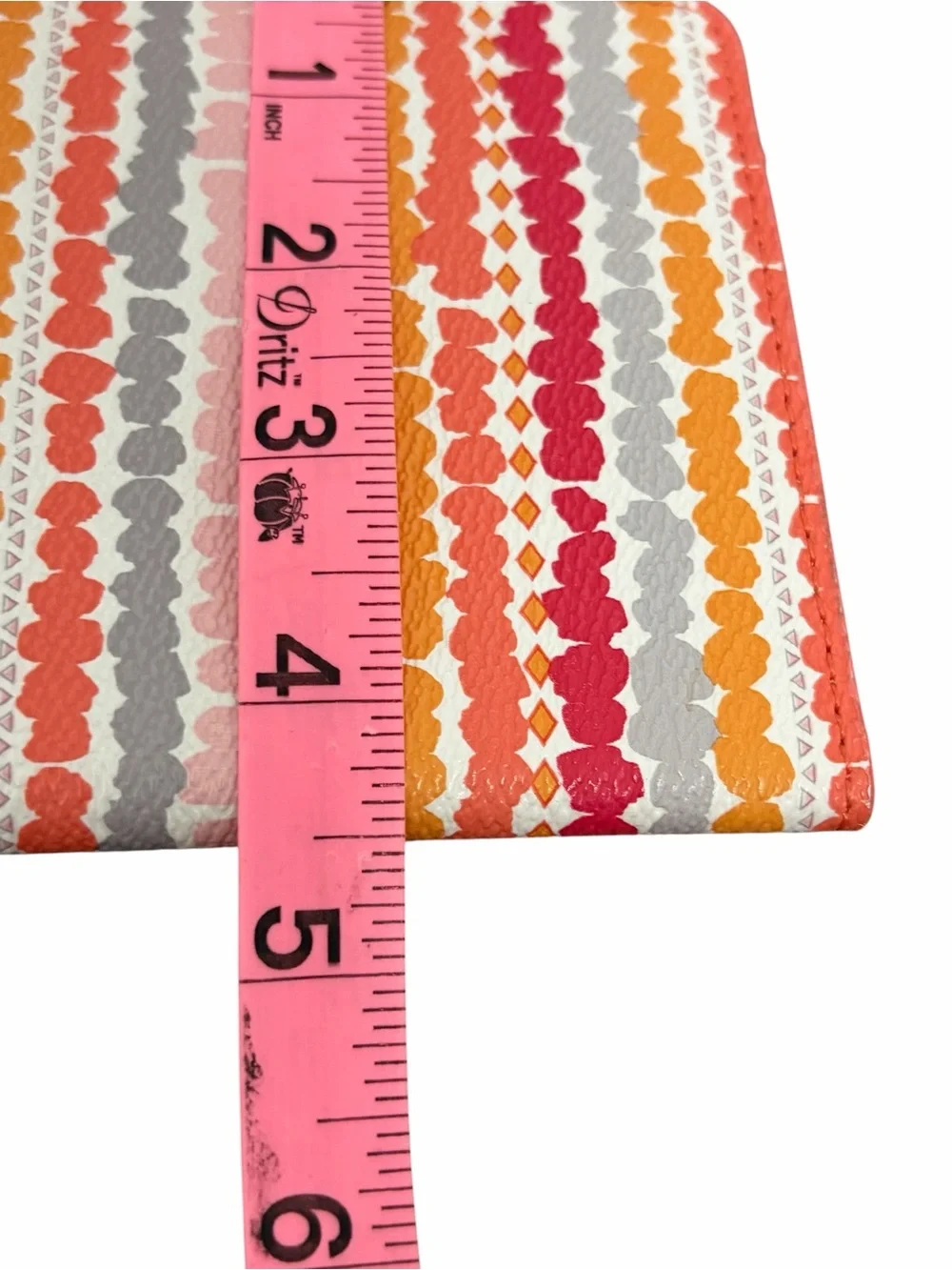 Vera Bradley Confetti Stripe Slim Travel Passport Organizer Bifold Wallet - NWOT
